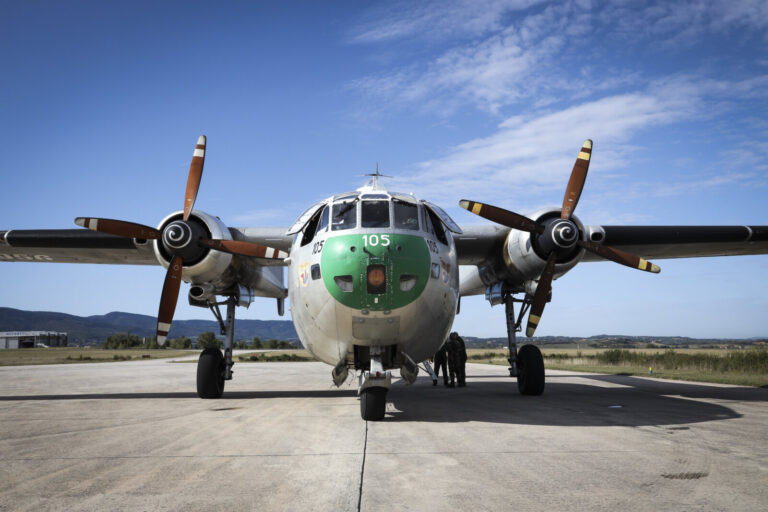 The Nord 2501, commonly known as the Noratlas and nicknamed the Grise, is a French military transport aircraft. It is a 