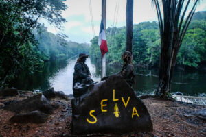 France, Regina, 2018-12-23. In French Guyana, the Green Berets of the Foreign Legion train soldiers in combat and surviv