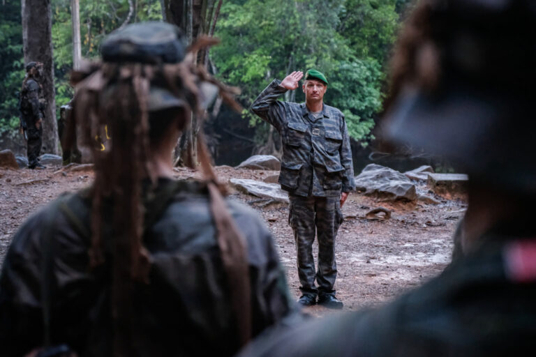 France, Regina, 2018-12-23. In French Guyana, the Green Berets of the Foreign Legion train soldiers in combat and surviv