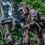 France, Regina, 2018-12-23. In French Guyana, the Green Berets of the Foreign Legion train soldiers in combat and surviv