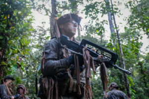 France, Regina, 2018-12-23. In French Guyana, the Green Berets of the Foreign Legion train soldiers in combat and surviv
