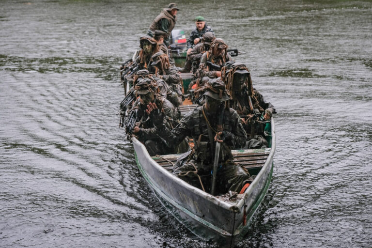 France, Regina, 2018-12-23. In French Guyana, the Green Berets of the Foreign Legion train soldiers in combat and surviv