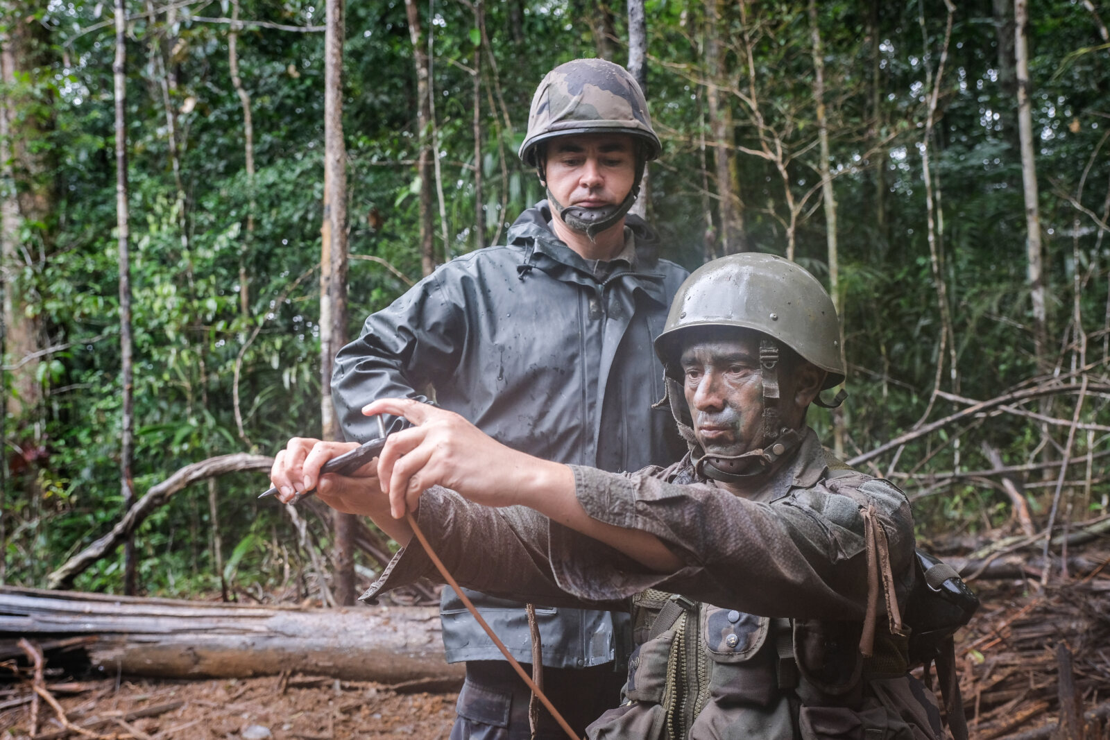 France, Regina, 2018-12-23. In French Guyana, the Green Berets of the Foreign Legion train soldiers in combat and surviv