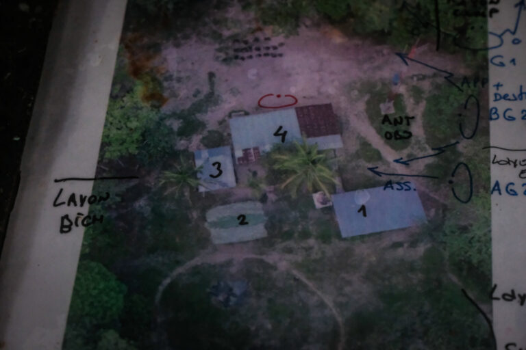 France, Regina, 2018-12-23. In French Guyana, the Green Berets of the Foreign Legion train soldiers in combat and surviv
