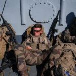 Lisboa, Portugal, 2022-07-06. French military during the Jeanne d’Arc mission, which is a five monthe combined French Na