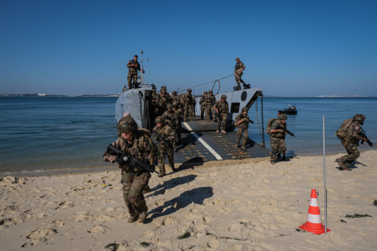 Lisboa, Portugal, 2022-07-06. French military during the Jeanne d’Arc mission, which is a five monthe combined French Na