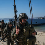 Lisboa, Portugal, 2022-07-06. Portuguese military during the Jeanne d’Arc mission, which is a five monthe combined Frenc