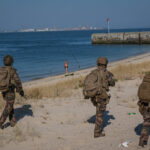 Lisboa, Portugal, 2022-07-06. French military during the Jeanne d’Arc mission, which is a five monthe combined French Na