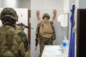 Lisboa, Portugal, 2022-07-06. French military during the Jeanne d’Arc mission, which is a five monthe combined French Na