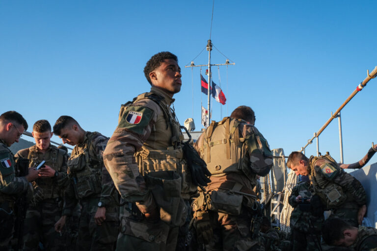 Lisboa, Portugal, 2022-07-06. French military during the Jeanne d’Arc mission, which is a five monthe combined French Na