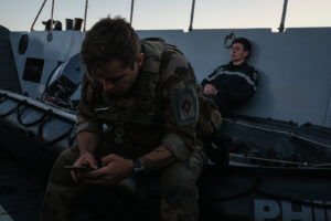 Lisboa, Portugal, 2022-07-06. French military during the Jeanne d’Arc mission, which is a five monthe combined French Na
