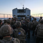 Lisboa, Portugal, 2022-07-06. French military during the Jeanne d’Arc mission, which is a five monthe combined French Na