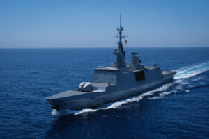 Mediterranean Sea, 2022-07-07. French Navy Helicopter carrier Mistral during the Jeanne d’Arc mission, which is a five m
