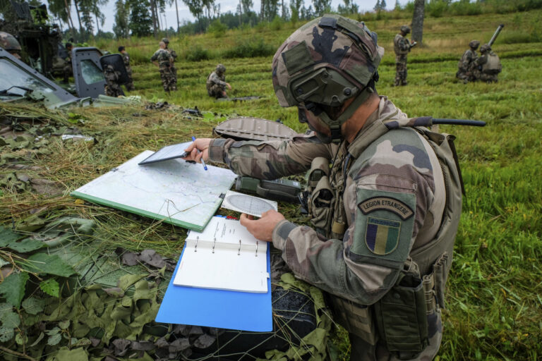 Estonia - Tapa - 2017-08-21. Detachments from the French army, mainly from foreign infantry and engineer regiments (2e R