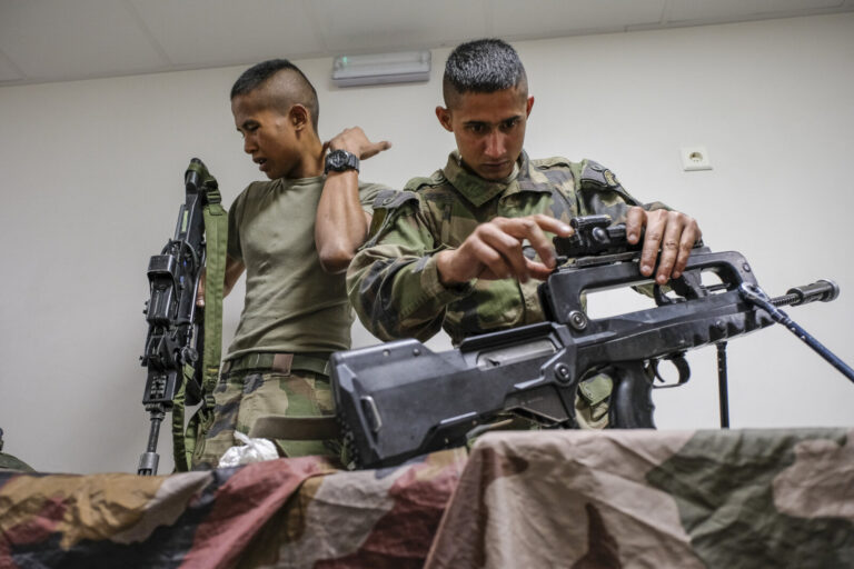 Estonia - Tapa - 2017-08-21. Detachments from the French army, mainly from foreign infantry and engineer regiments (2e R
