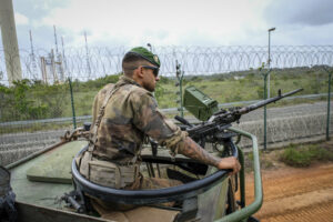 France, Kourou, 2018-12-05. In French Guyana, the armed forces of Guyana (FAG) and in particular the green berets of the