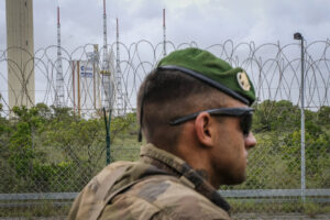 France, Kourou, 2018-12-05. In French Guyana, the armed forces of Guyana (FAG) and in particular the green berets of the