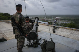 France, Kourou, 2018-12-05. In French Guyana, the armed forces of Guyana (FAG) and in particular the green berets of the