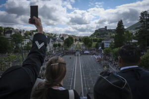 France, Lourdes, 2024-05-26. The 64th Lourdes military pilgrimage attracted over 15,000 pilgrims from 37 different count