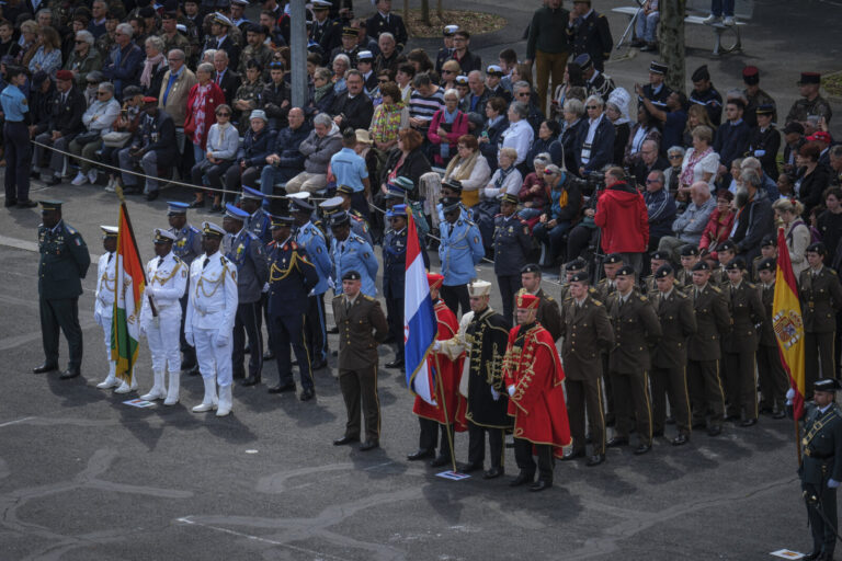France, Lourdes, 2024-05-26. The 64th Lourdes military pilgrimage attracted over 15,000 pilgrims from 37 different count