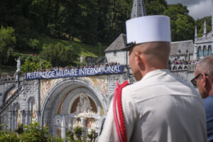 France, Lourdes, 2024-05-26. The 64th Lourdes military pilgrimage attracted over 15,000 pilgrims from 37 different count