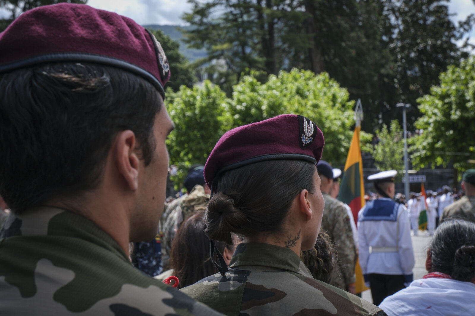 France, Lourdes, 2024-05-26. The 64th Lourdes military pilgrimage attracted over 15,000 pilgrims from 37 different count