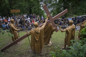 France, Lourdes, 2024-05-26. The 64th Lourdes military pilgrimage attracted over 15,000 pilgrims from 37 different count