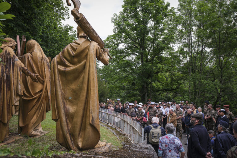 France, Lourdes, 2024-05-26. The 64th Lourdes military pilgrimage attracted over 15,000 pilgrims from 37 different count