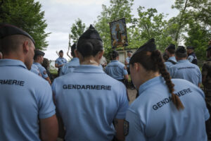 France, Lourdes, 2024-05-26. The 64th Lourdes military pilgrimage attracted over 15,000 pilgrims from 37 different count