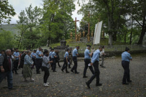 France, Lourdes, 2024-05-26. The 64th Lourdes military pilgrimage attracted over 15,000 pilgrims from 37 different count