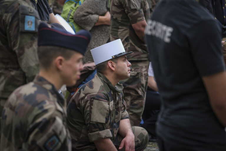 France, Lourdes, 2024-05-26. The 64th Lourdes military pilgrimage attracted over 15,000 pilgrims from 37 different count