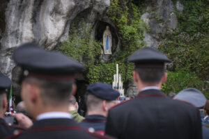 France, Lourdes, 2024-05-26. The 64th Lourdes military pilgrimage attracted over 15,000 pilgrims from 37 different count