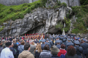 France, Lourdes, 2024-05-26. The 64th Lourdes military pilgrimage attracted over 15,000 pilgrims from 37 different count