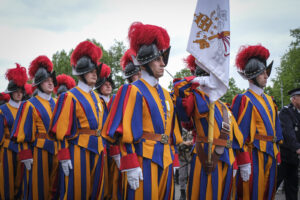 France, Lourdes, 2024-05-26. The 64th Lourdes military pilgrimage attracted over 15,000 pilgrims from 37 different count