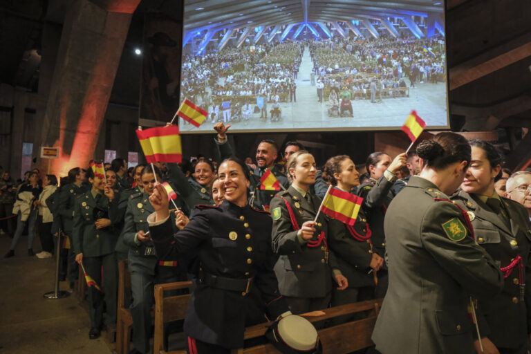 France, Lourdes, 2024-05-26. The 64th Lourdes military pilgrimage attracted over 15,000 pilgrims from 37 different count