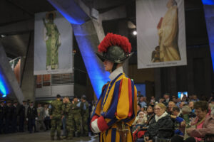 France, Lourdes, 2024-05-26. The 64th Lourdes military pilgrimage attracted over 15,000 pilgrims from 37 different count