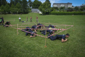 France, Lourdes, 2024-05-26. The 64th Lourdes military pilgrimage attracted over 15,000 pilgrims from 37 different count