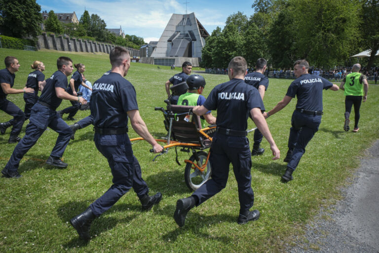 France, Lourdes, 2024-05-26. The 64th Lourdes military pilgrimage attracted over 15,000 pilgrims from 37 different count