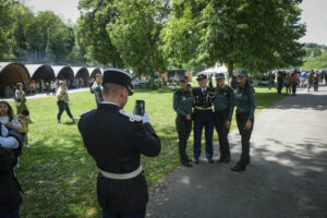 France, Lourdes, 2024-05-26. The 64th Lourdes military pilgrimage attracted over 15,000 pilgrims from 37 different count