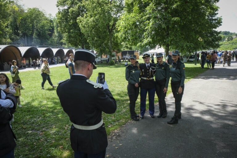 France, Lourdes, 2024-05-26. The 64th Lourdes military pilgrimage attracted over 15,000 pilgrims from 37 different count