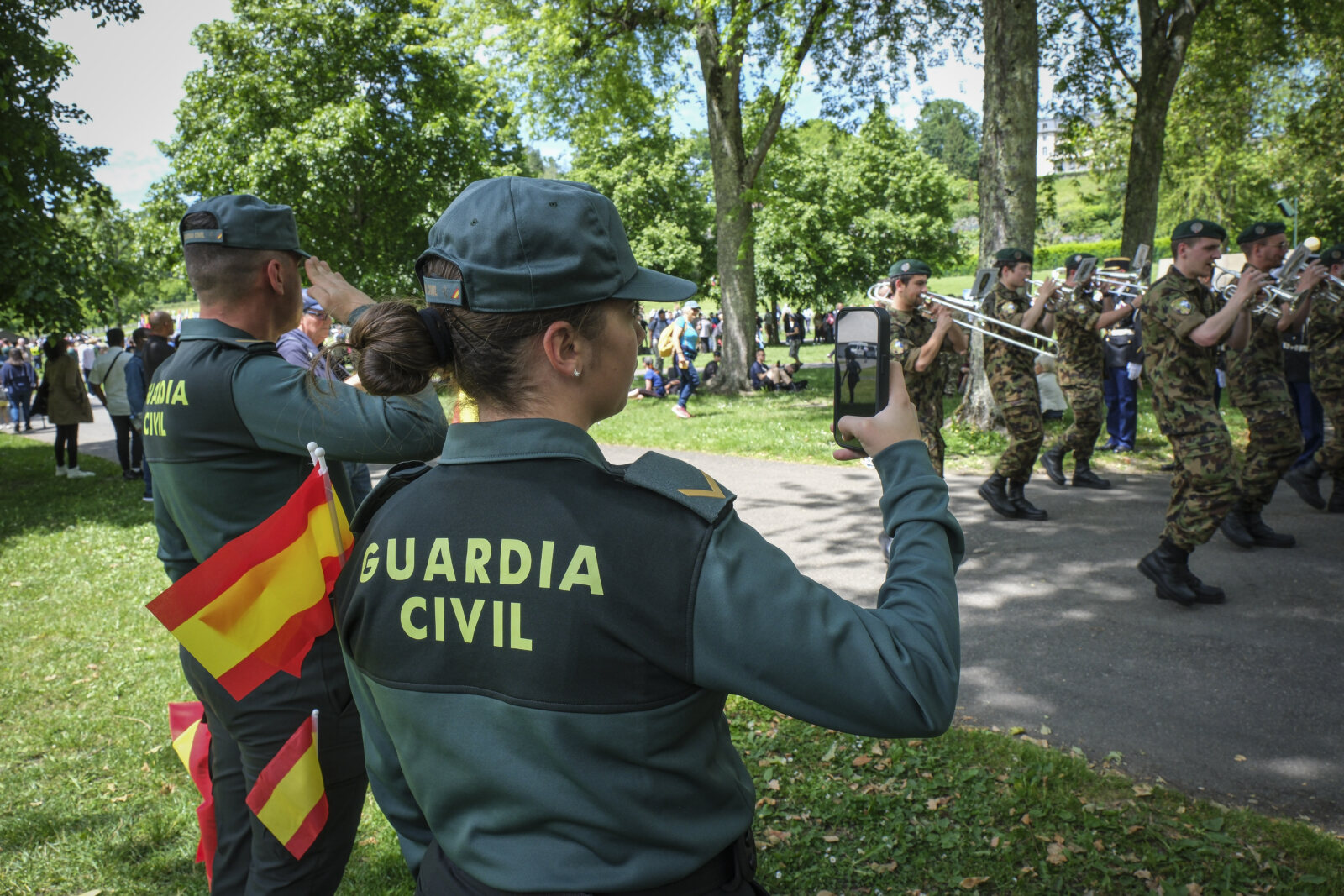 France, Lourdes, 2024-05-26. The 64th Lourdes military pilgrimage attracted over 15,000 pilgrims from 37 different count