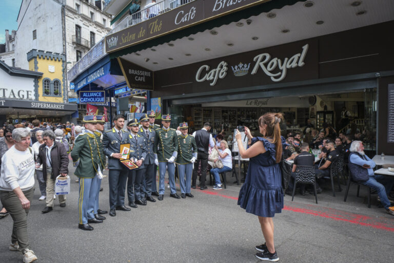 France, Lourdes, 2024-05-26. The 64th Lourdes military pilgrimage attracted over 15,000 pilgrims from 37 different count