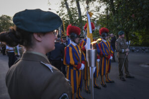 France, Lourdes, 2024-05-26. The 64th Lourdes military pilgrimage attracted over 15,000 pilgrims from 37 different count