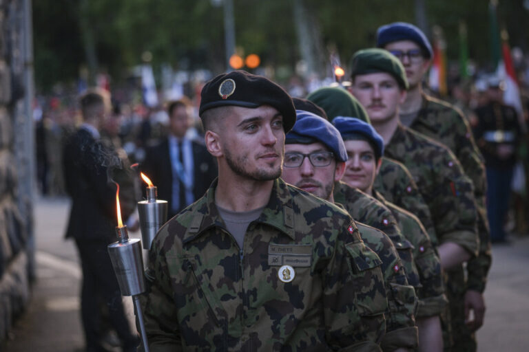 France, Lourdes, 2024-05-26. The 64th Lourdes military pilgrimage attracted over 15,000 pilgrims from 37 different count