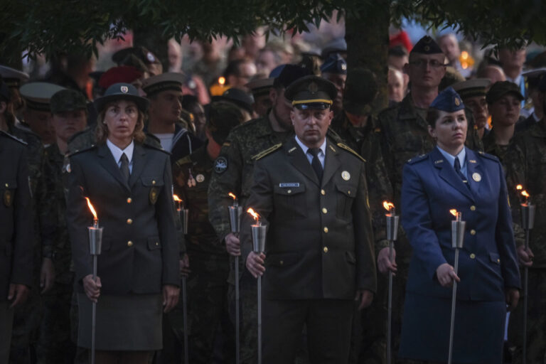 France, Lourdes, 2024-05-26. The 64th Lourdes military pilgrimage attracted over 15,000 pilgrims from 37 different count