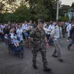 France, Lourdes, 2024-05-26. The 64th Lourdes military pilgrimage attracted over 15,000 pilgrims from 37 different count