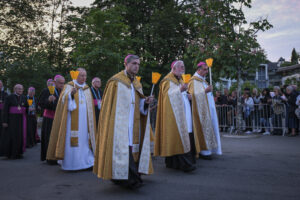 France, Lourdes, 2024-05-26. The 64th Lourdes military pilgrimage attracted over 15,000 pilgrims from 37 different count