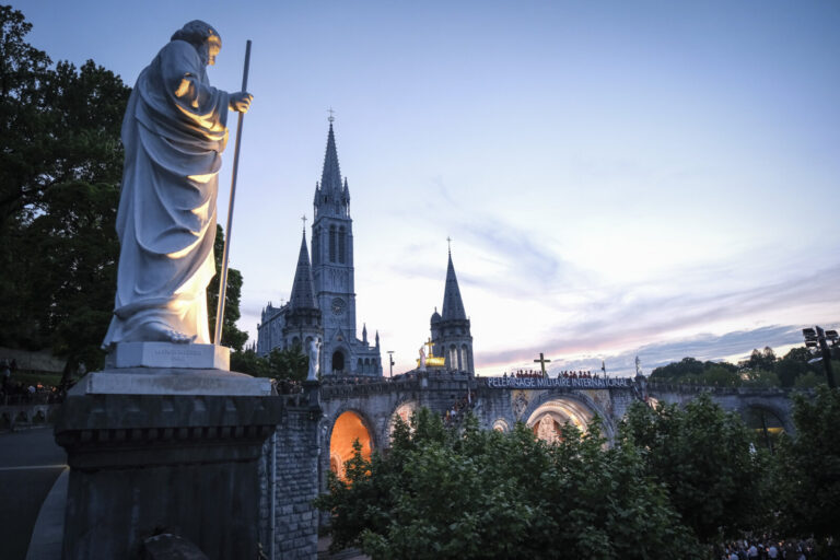 France, Lourdes, 2024-05-26. The 64th Lourdes military pilgrimage attracted over 15,000 pilgrims from 37 different count