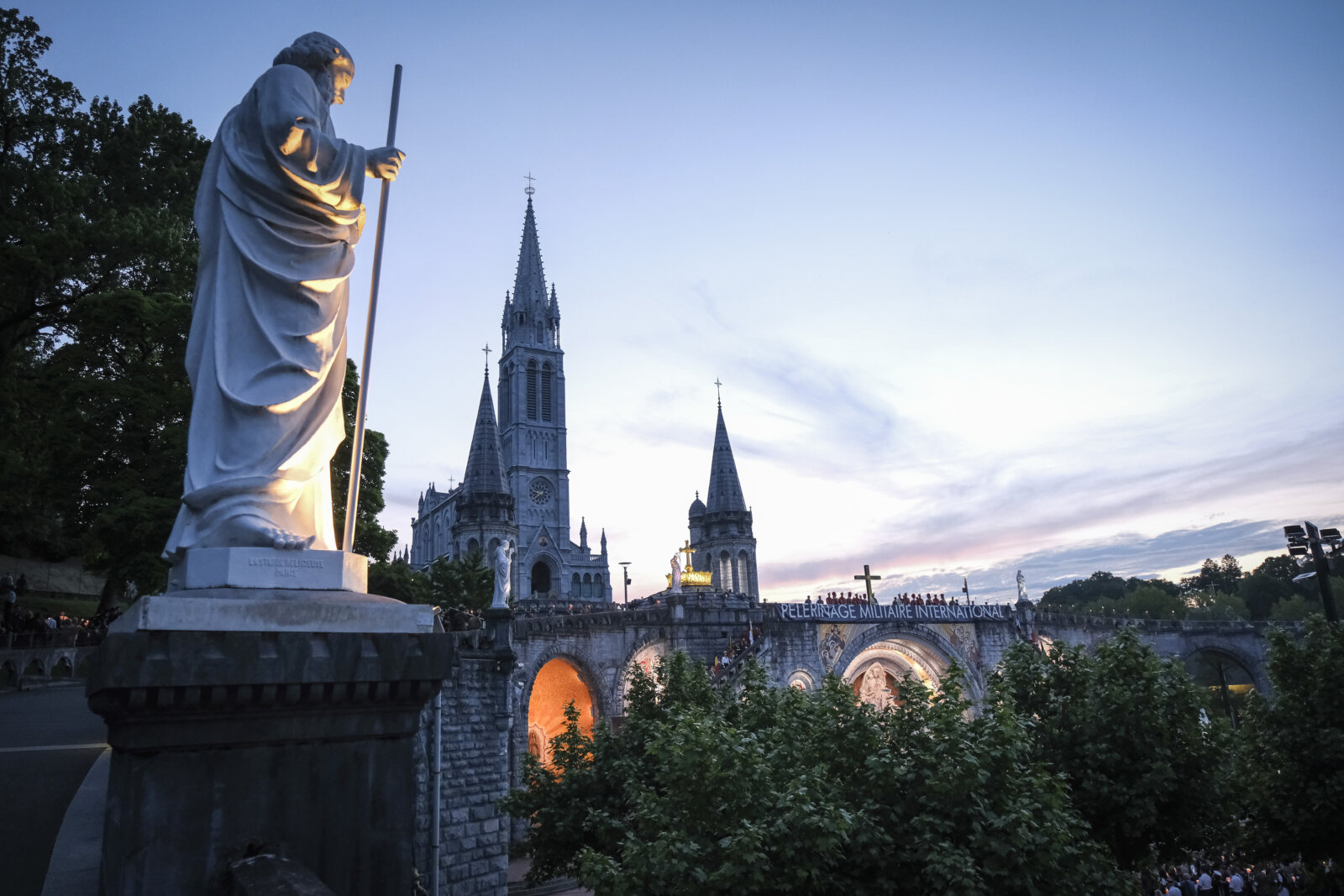 France, Lourdes, 2024-05-26. The 64th Lourdes military pilgrimage attracted over 15,000 pilgrims from 37 different count