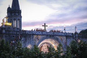 France, Lourdes, 2024-05-26. The 64th Lourdes military pilgrimage attracted over 15,000 pilgrims from 37 different count